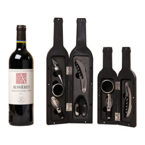 5 Piece Deluxe Wine Opener & Accessories Gift Set