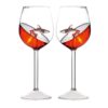 Creative Crystal Red Wine Shark Glass 2