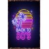 Back to the 80\\\'s neon sign Room Decoration 1