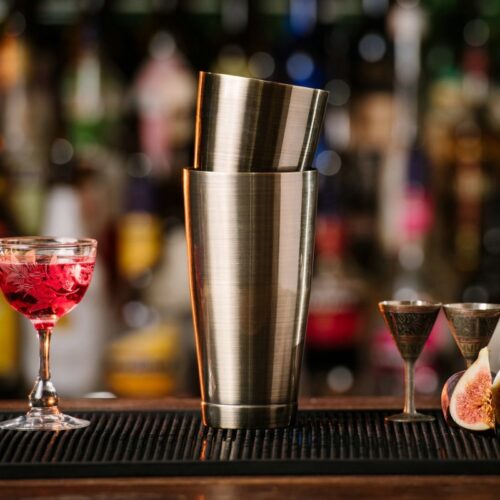 Stainless Steel Cocktail Boston Bar Shaker
