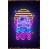 Back to the 80\\\'s neon sign Room Decoration 2