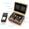 Whiskey Stones Gift Set Includes 2 Glasses 4