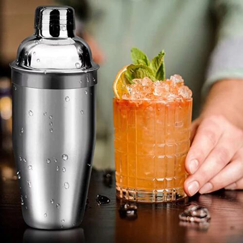 10pcs Stainless Steel Cocktail Shaker Set