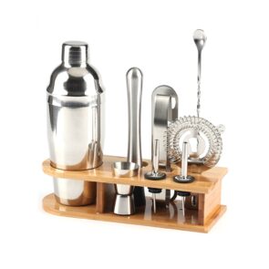 10pcs Stainless Steel Cocktail Shaker Set