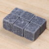 6 Piece Natural Granite Whisky Stone Rock Cubes 1