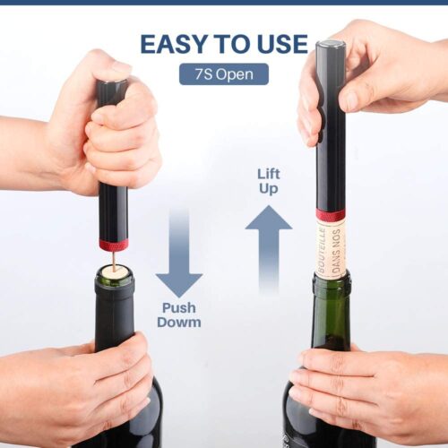 Portable Air Pump Wine Bottle Cork Remover