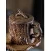 Handmade Tree Shaped Stoneware Coffee Cup 4