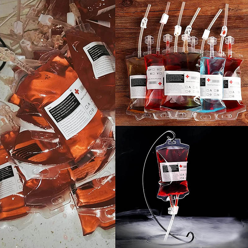 270250793 1 - Reusable Halloween Blood Bag For Drinks