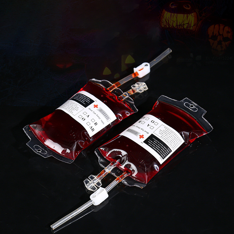 42194708 1 - Reusable Halloween Blood Bag For Drinks