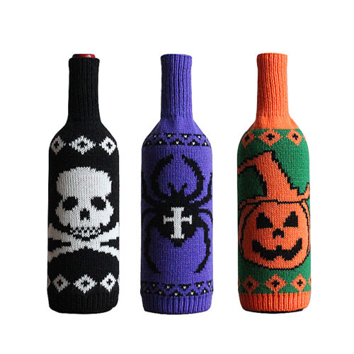 Halloween Wine Bottle Sleeves